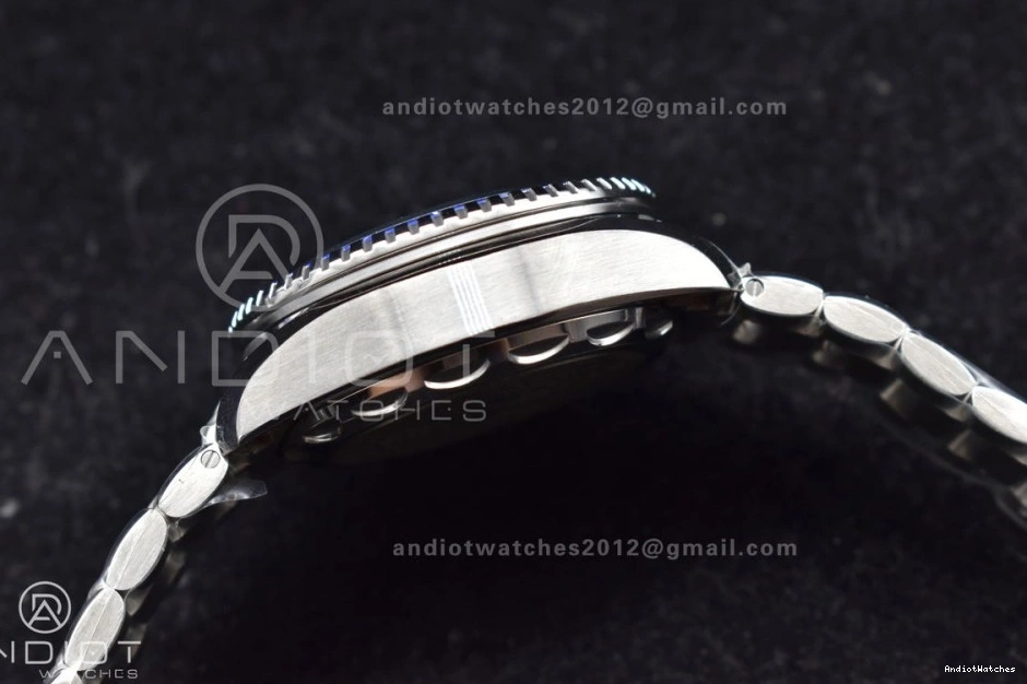 on Ceramic 1077 A SS Dial TF Ultra Deep Bezel NewStyle 6000M Best Blue SS 1:1 Edition White Bracelet Seamaster 0802